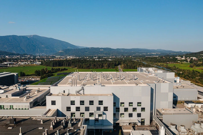 Das neue Infineon-Werk in Villach von außen