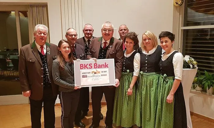 Der Polizeichor Villach als treuer Unterstützer von "Kärntner in Not"