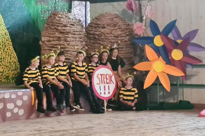 Die Schülerinnen und Schüler der Volksschule hatten wochenlang geprobt.