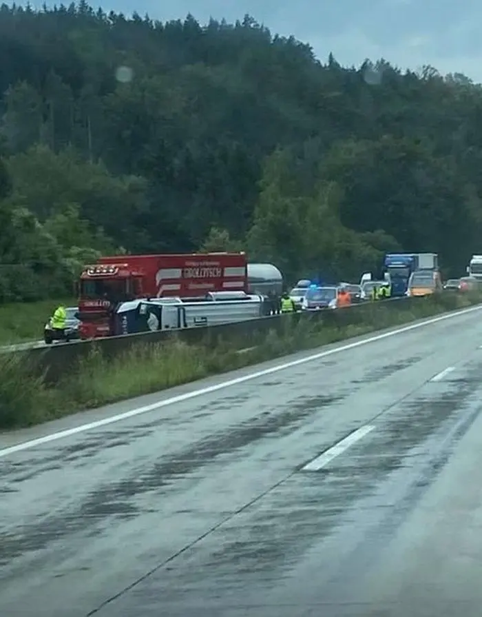 Rasch bildete sich auf der A 2 ein Stau
