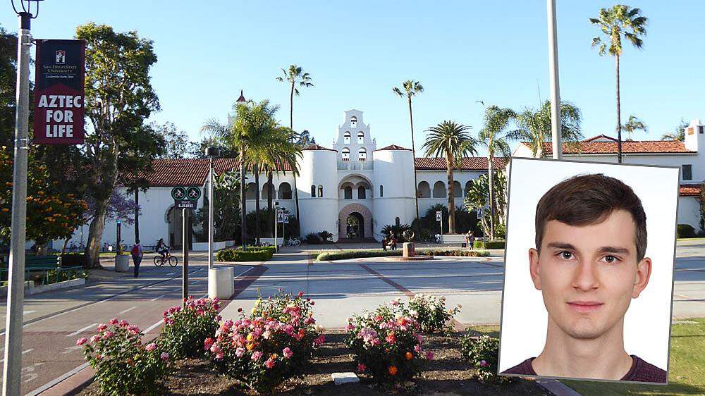 Vitus Graule wird sein Praktikumssemester an der San Diego State University absolvieren