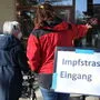 Impfstraße in Fürstenfeld