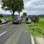 Auf der L 553 ist es zu einem Verkehrsunfall zwischen Traktor und Pkw gekommen