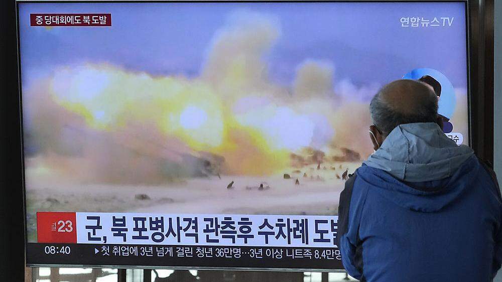 Nordkorea feuert Artilleriegeschosse 