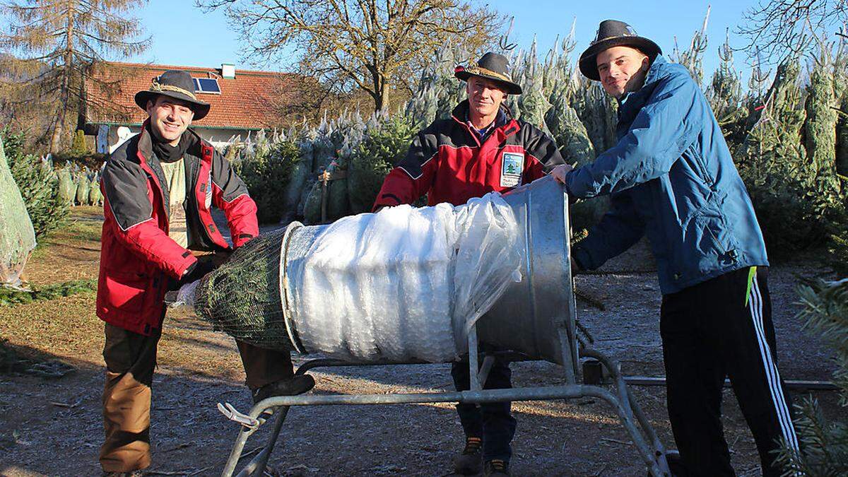 Von links: Michael junior, Michael senior und Andreas Haberl 