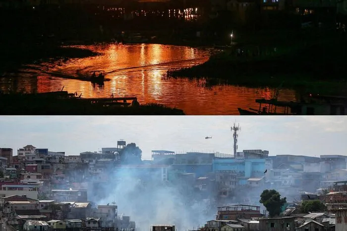Rund 600 Stelzenhäuser aus Holz seien durch das Feuer im Süden der Hauptstadt des Bundesstaates Amazonas zerstört worden, berichtete unter anderem die Tageszeitung "Globo" am Dienstag.