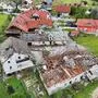 Ort Komenda wurde verwüstet