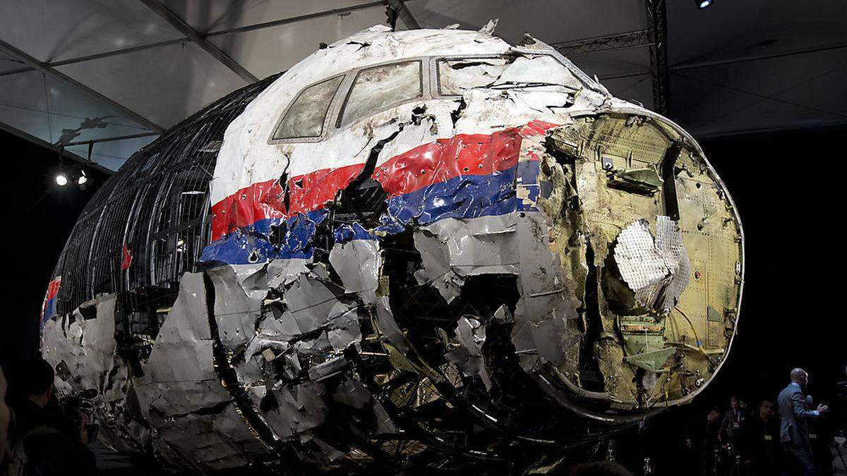 Flug MH17 war am 17. Juli 2014 auf dem Weg von Amsterdam nach Kuala Lumpur über der Ostukraine abgestürzt, alle 298 Insassen kamen ums Leben