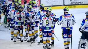 Durchatmen, abklatschen: In Linz war die Erleichterung beim VSV riesig