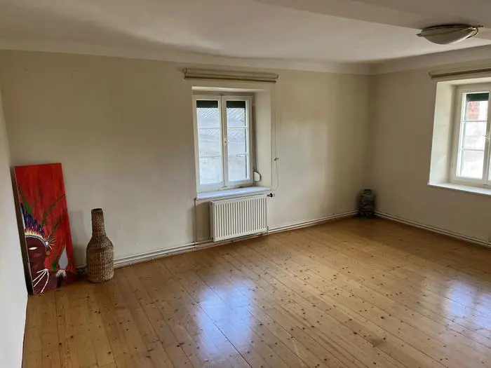 Der Yogaraum im ersten Stock, in dem die Menschen zur Entspannung finden sollen