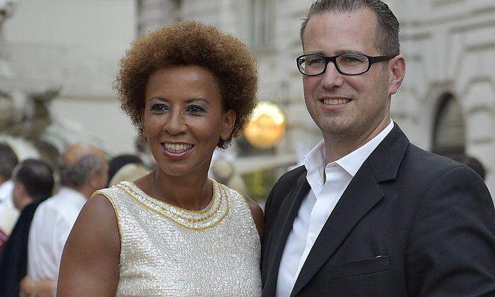 Arabella Kiesbauer mit Ehemann Florens Eblinger