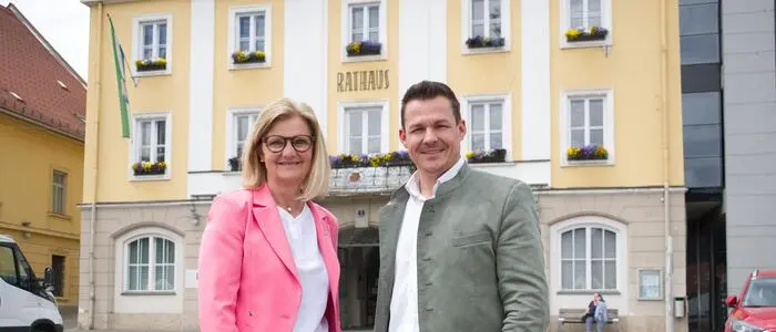 Susanne Kaltenegger und Raphael Pensl bilanzierten zum ersten Jahr im Amt
