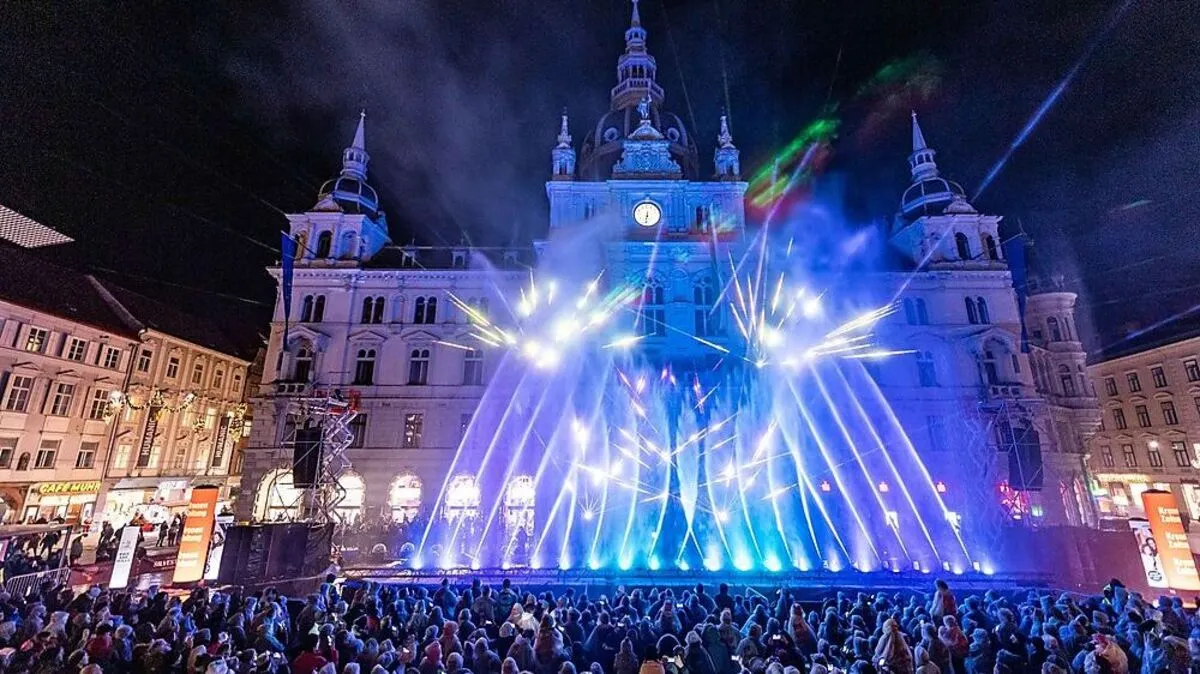 Silvesterspektakel am Grazer Hauptplatz