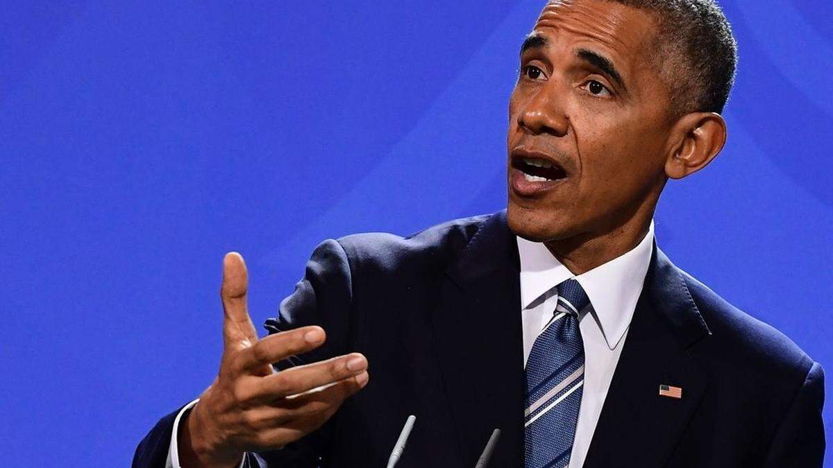 Obama, hier noch als Präsident der USA. 