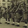 Britische Einheit während der Besatzungszeit nach dem 2. Weltkrieg vor dem Grazer Rathaus