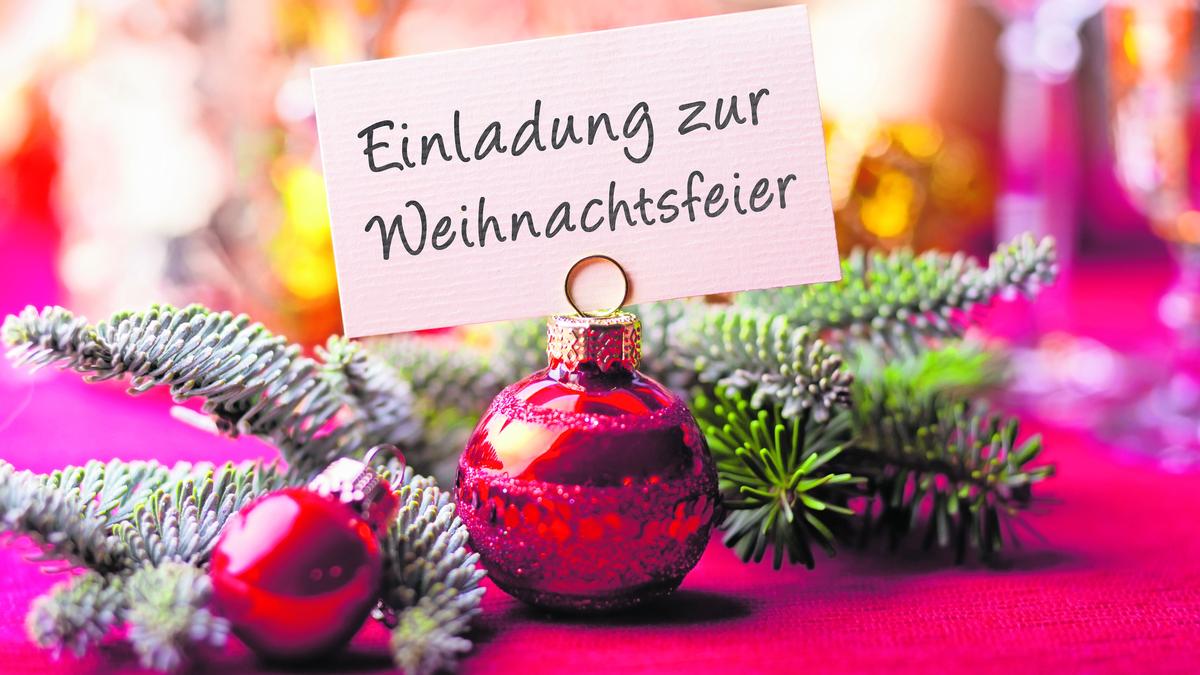 Es ist wieder soweit, die Zeit der Weihnachtsfeiern hat begonnen 