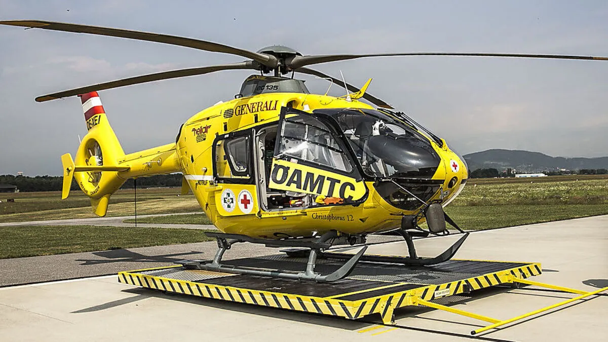 Hubschraubereinsatz in Perlsdorf