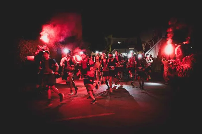 Der stimmungsvolle Start in Sillian erfolgte um Mitternacht