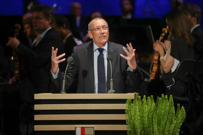 ... der Philosoph Konrad Paul Liessmann hielt die traditionelle Eröffnungsrede: Ein gelungenes Kunstwerk genüge, um dem Leben Sinn zu geben, meinte er ...