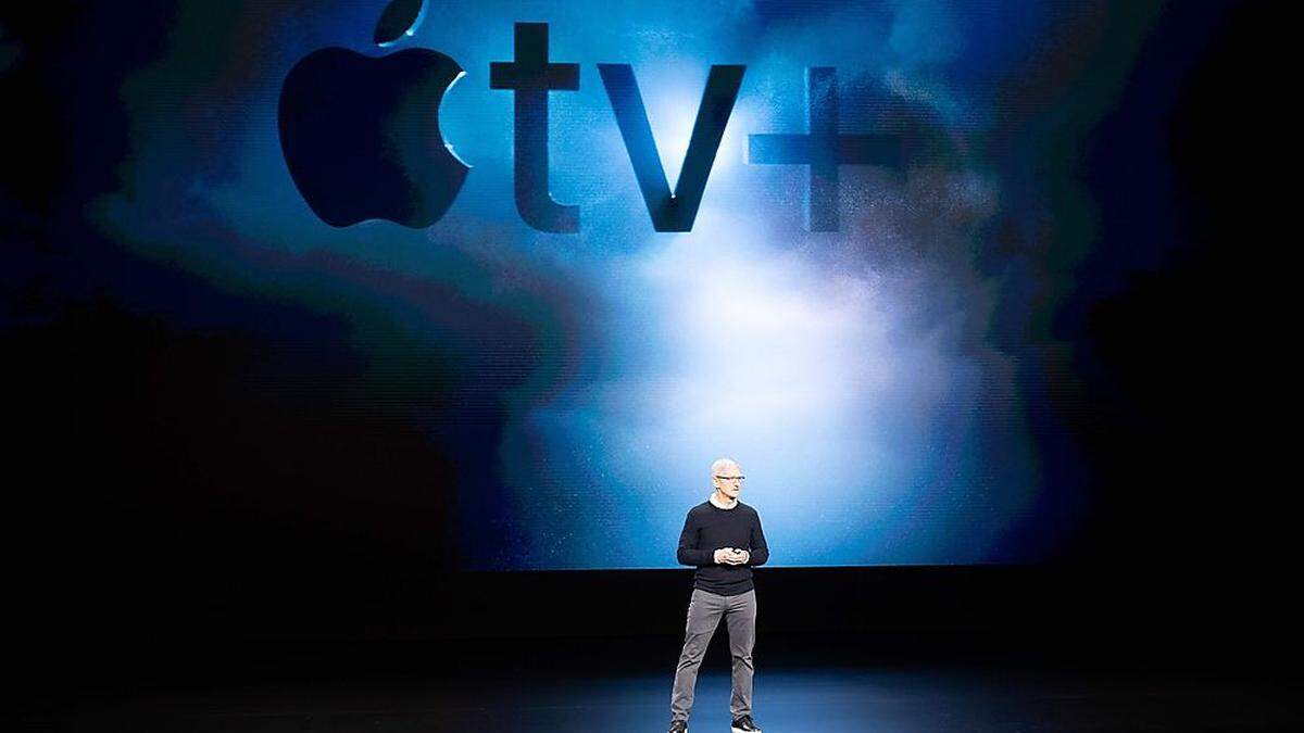Tim Cook präsentiert die Eigenproduktionen von Apple
