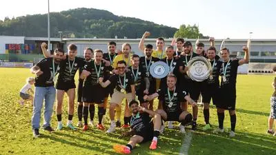 Der SV Feldbach feierte den Meistertitel