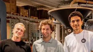 Christoph Klescher, Paul Sorger-Domenigg und Röstmeister Lan Rajch