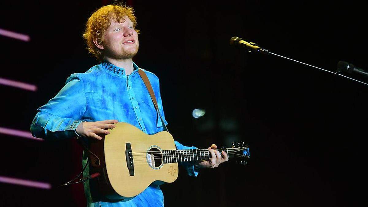 Ed Sheeran bei einem Auftritt in Mumbai