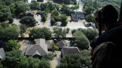 Noch immer Rettungsoperationen in Houston, Texas 