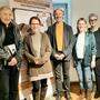 Präsentation der Literaturtage: Fotograf Ernst Peter Prokop, Edith Maria Bernhof (Robert-Musil-Institut), Ulrich Hagg, Manuela Rader (Organisationsteam), Kulturreferentin Silvia Radaelli