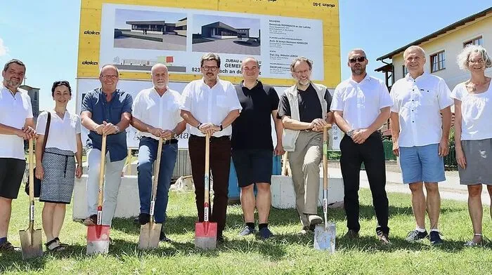In Rohrbach in der Lafnitz wird das Gemeindeamt erweitert und ein Dorfplatz gebaut