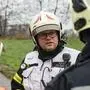 Herbert Schifferl bei einer Übung der Freiwilligen Feuerwehr Graz