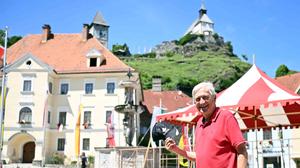 Roland Pirker auf Heimatbesuch in Friesach