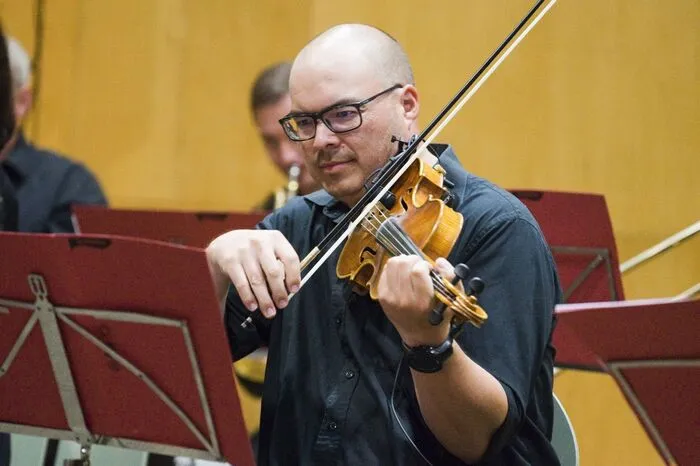 Jazzviolinist Michael Leitner.