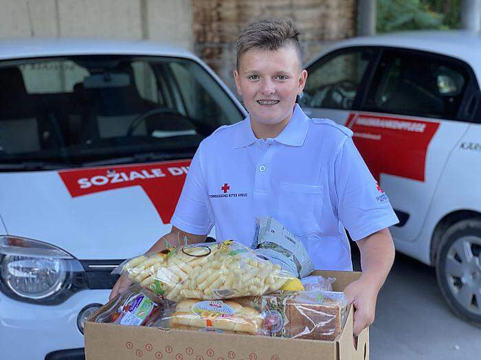 Fabian Wadl engagiert sich mit seinen 12 Jahren schon für Bedürftige