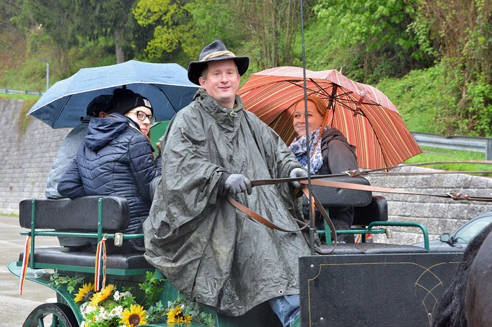 Auch Thomas Zechner war beim Pferdetreffen mit dabei.