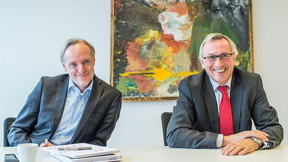 Günter Riegler und Karl P. Pfeiffer