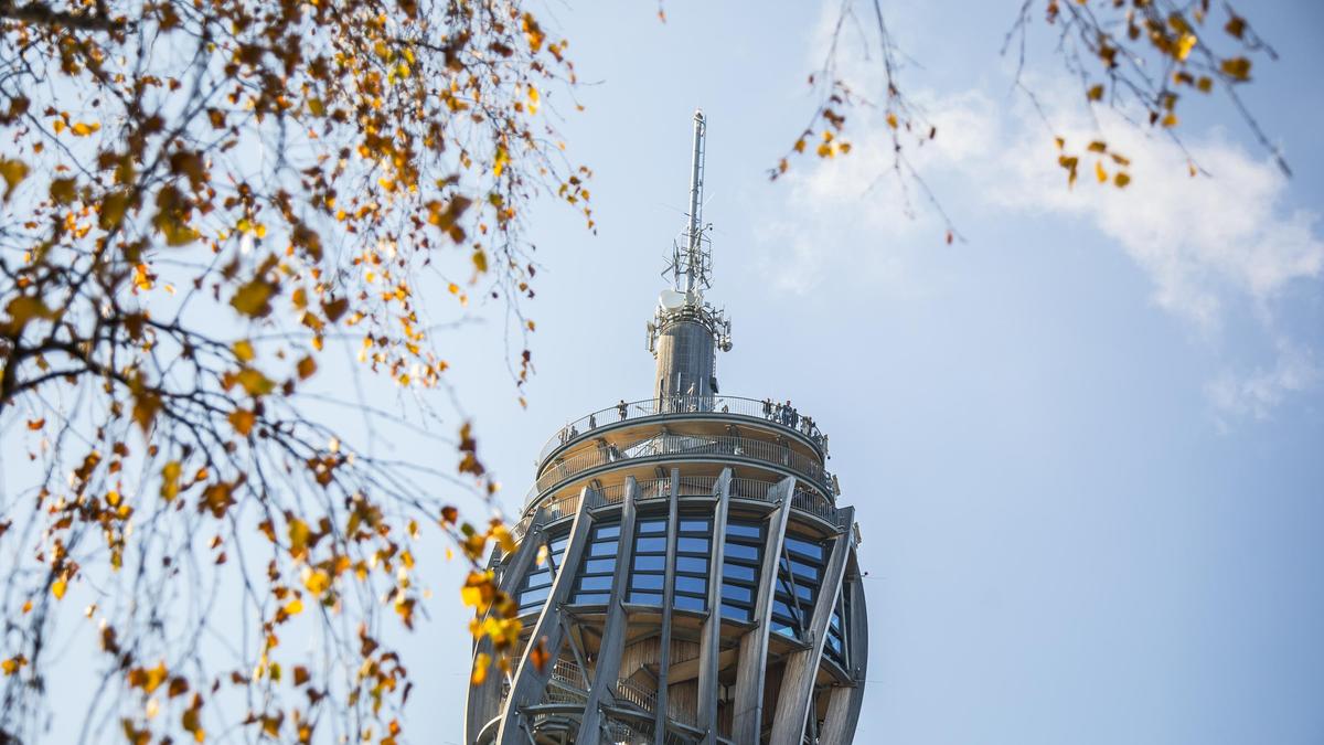 Der Aussichtsturm auf dem Pyramidenkogel ist bis 15. November gesperrt