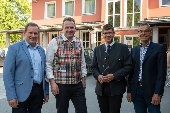 Michael Schnabl, Dieter Mörtl, Martin Gruber und Florian Tschinderle (von links)