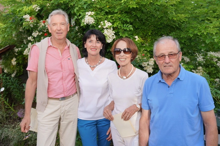 Die Kiwanier Wolfgang und Brigitte Stocker sowie Walter und Johanna Kohlmaier