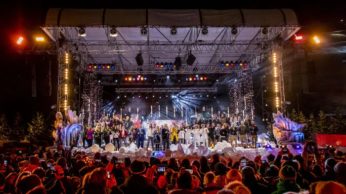 Beste Laune beim 18. Winter-Open-Air „Wenn die Musi spielt“ in Bad Kleinkirchheim, das Freitag und Samstag in Bad Kleinkirchheim über die Bühne gegangen ist und vom ORF live übertragen wurde 