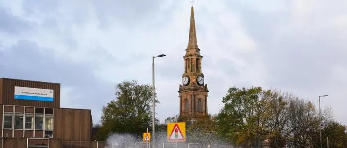 Der Sturm „Boelo“ zieht über Großbritannien