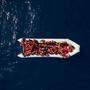 Flüchtlingsboot aus Libyen