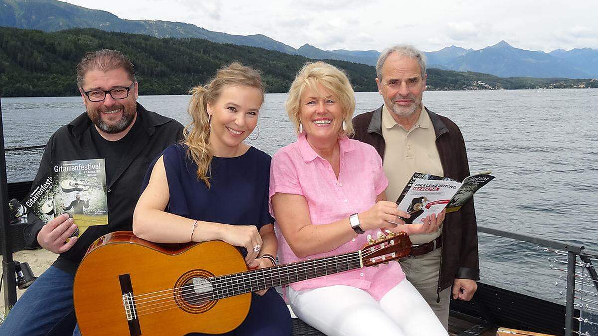 Michael Printschler, Julia Malischnig, Maria Wilhelm und Bernhard Zlanabitnig