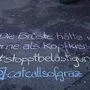 Frauen verschriftlichen verbale, sexuelle Gewalt, die ihnen im Alltag in Graz widerfährt