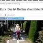 Für die Berliner Zeitung ist es der skurrilste Radweg der Stadt