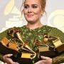 So sieht er aus, der Grammy (in den Händen von Adele)