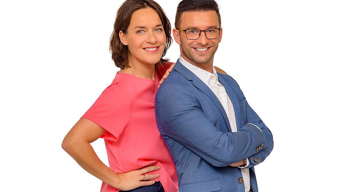 Eva Pölzl und Marco Ventre sind am Donnerstag zwischen sechs und neun Uhr in Griffen 