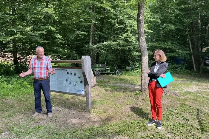 Bürgermeister von Halbenrain Dietmar Tschiggerl über den Biosphärenpark als Schatz, den man hüten soll.
