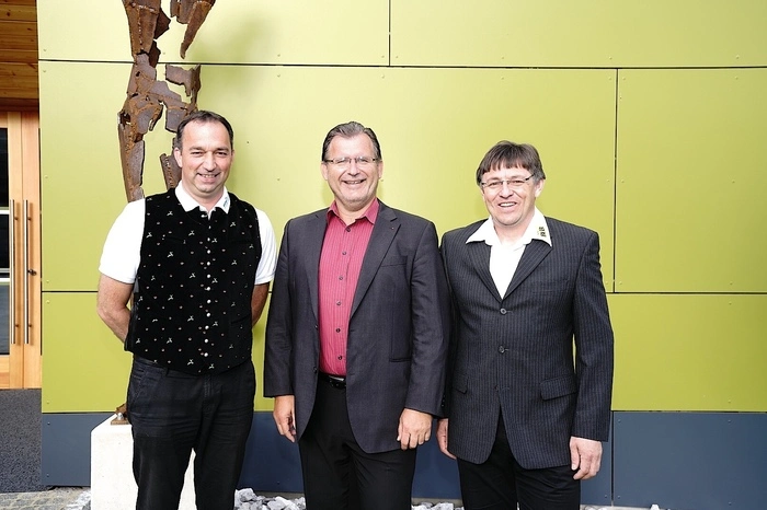 Die Kandidaten: Wolfgang Krenn, Peter Hassler, Gerhard Mentil
