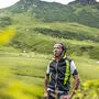 Michael Buchacher auf seinem Lieblingsplatz auf der Zollner Alm hoch über Dellach/Gail